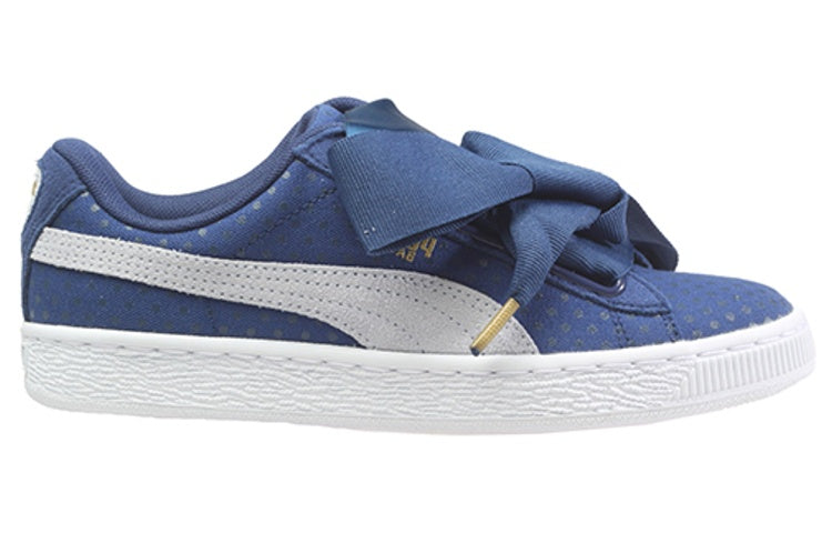 (WMNS) PUMA Basket Heart Denim 363371-01