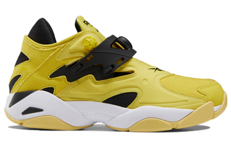 Reebok Pump Court Running Shoes Black/Yellow FW7823