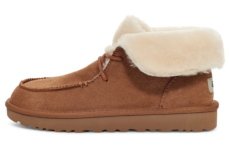 (WMNS) UGG Diara Lacing Fleece Lined Brown 1113090-CHE