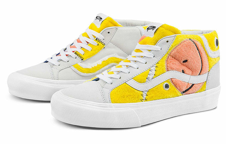 Vans Mid Zoo Skool Vlt Lx 'White Yellow' VN0A7Q4S91S