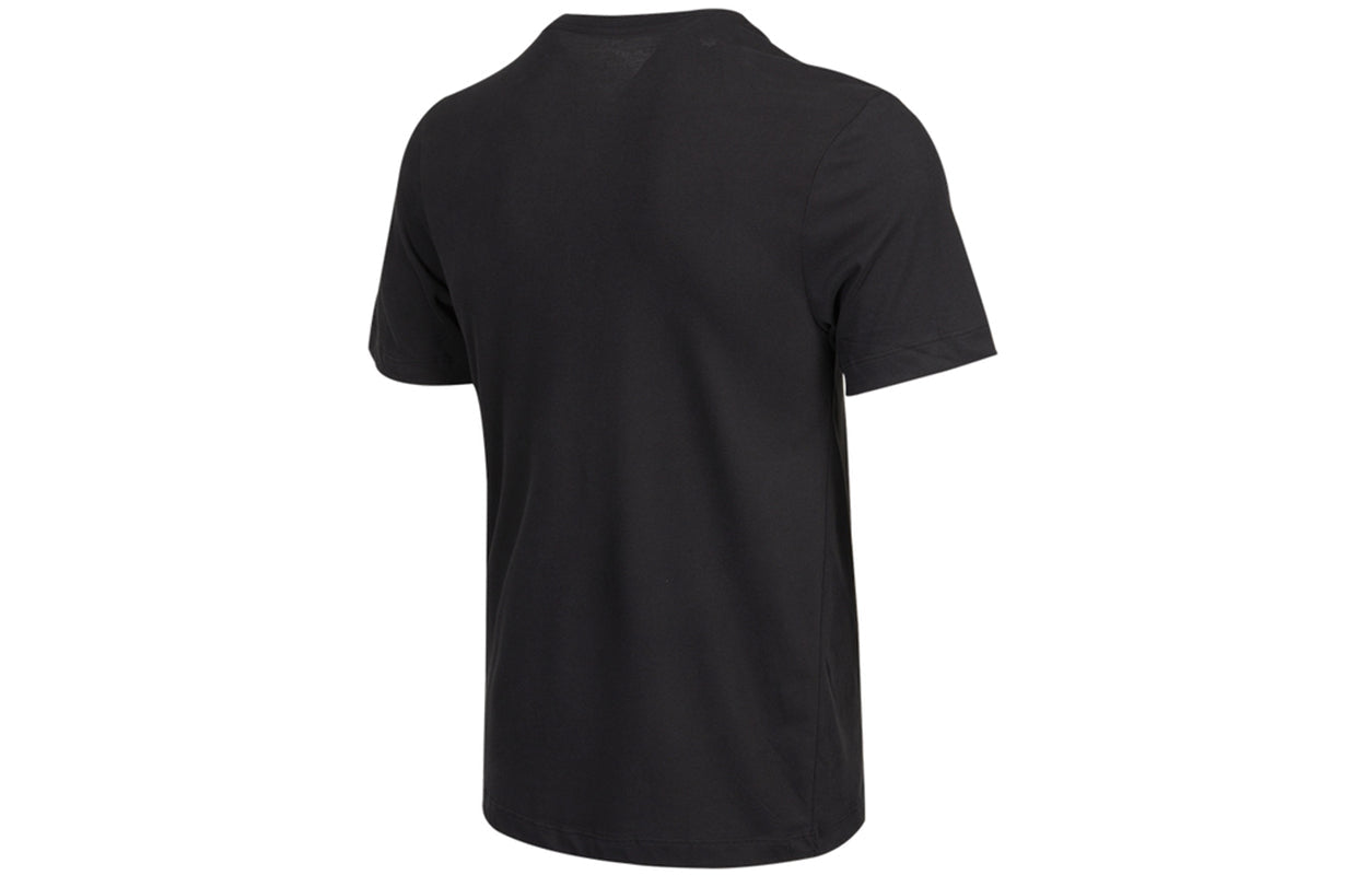 Nike Df Freak Print Ss Te Causual Sports Ventilate Letter Printing Male Black DJ1565-010