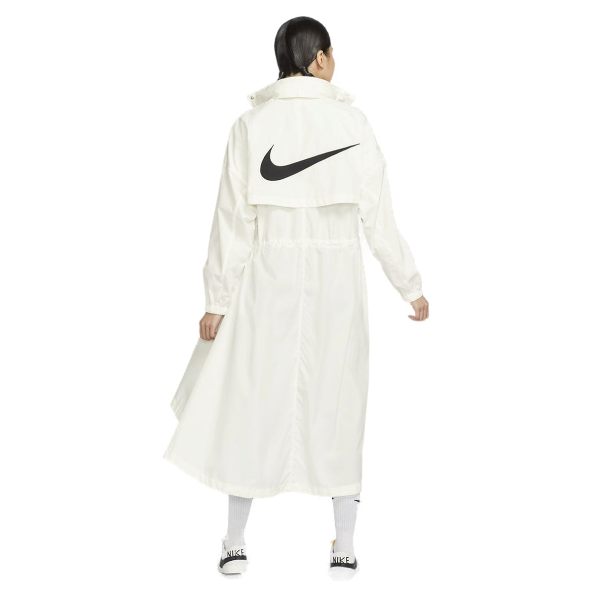 (WMNS) Nike Sportswear Essential Windbreaker Coat 'White' FN2844-133