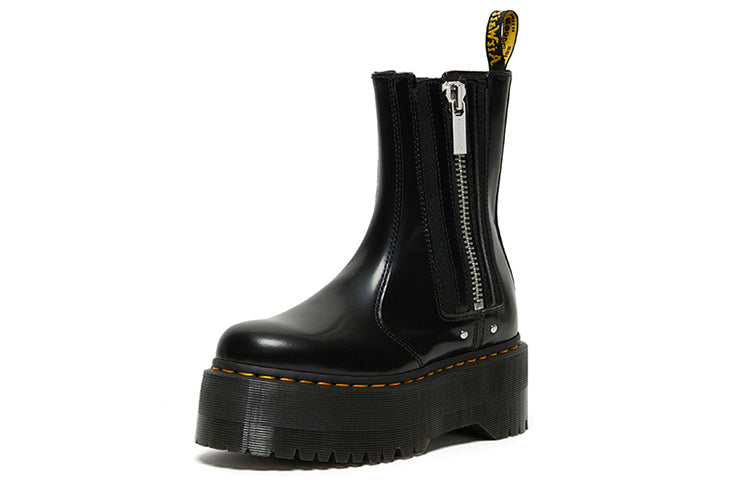 (WMNS) Dr. Martens 2976 Max Leather Platform Chelsea Boots 'Black' 26903001