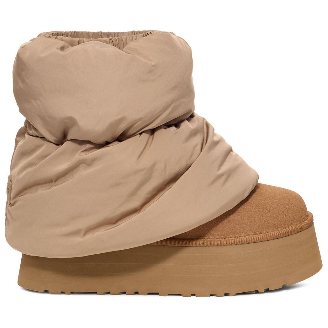 (WMNS) UGG Classic Mini Dipper Puffer Boot 'Amphora Chestnut' 1158275-AHS