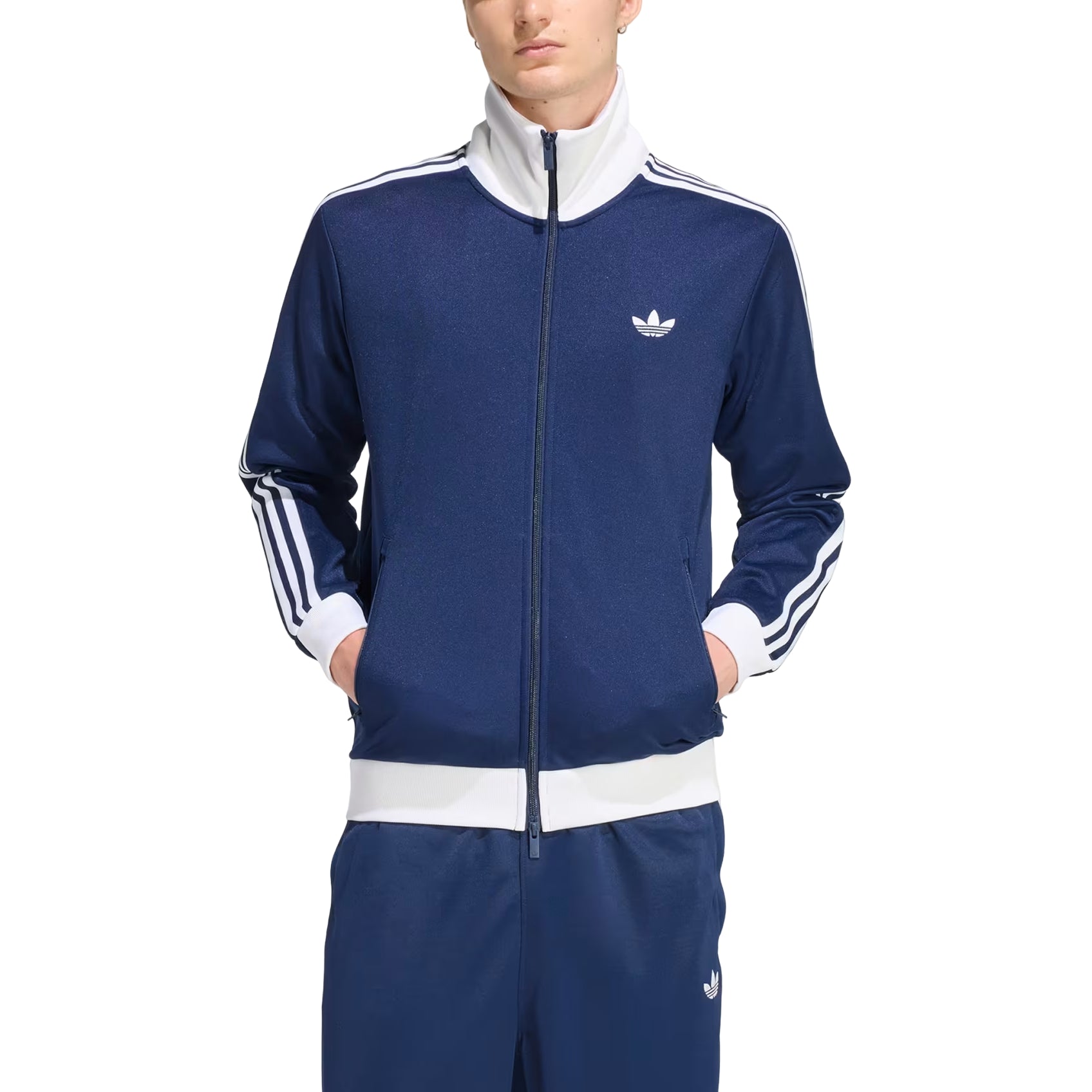 adidas Classic Track Jacket Asia Sizing 'Night Indigo' KE3526