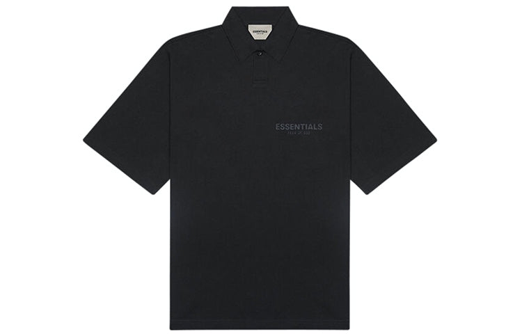 Fear of God Essentials SS20 Logo Polo Shirt 'Black' FOG-SS20-415