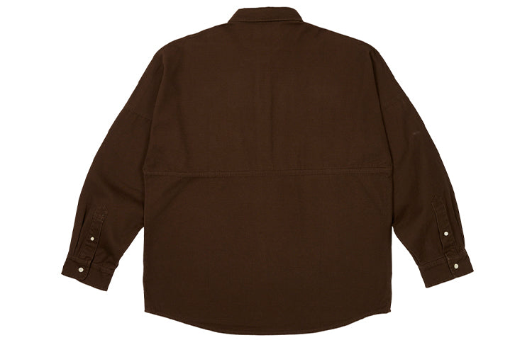 Palace Old English Shirt 'Nice Brown' P25SHT024