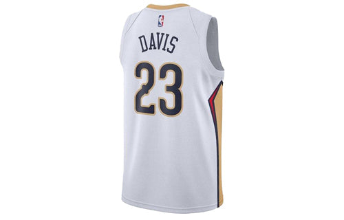 Nike NBA New Orleans Pelicans Davis No. 23 Sports Basketball Jersey/Vest White 864433-100
