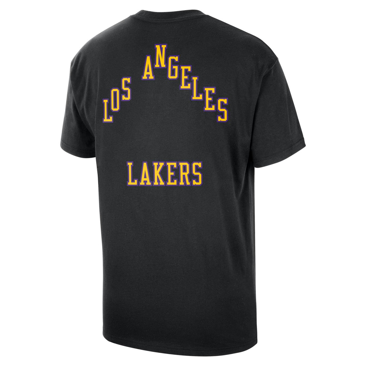 Nike NBA Los Angeles Lakers 2023/24 City Edition Courtside Max90 T-shirt Asia Sizing 'Black' FN2007-010