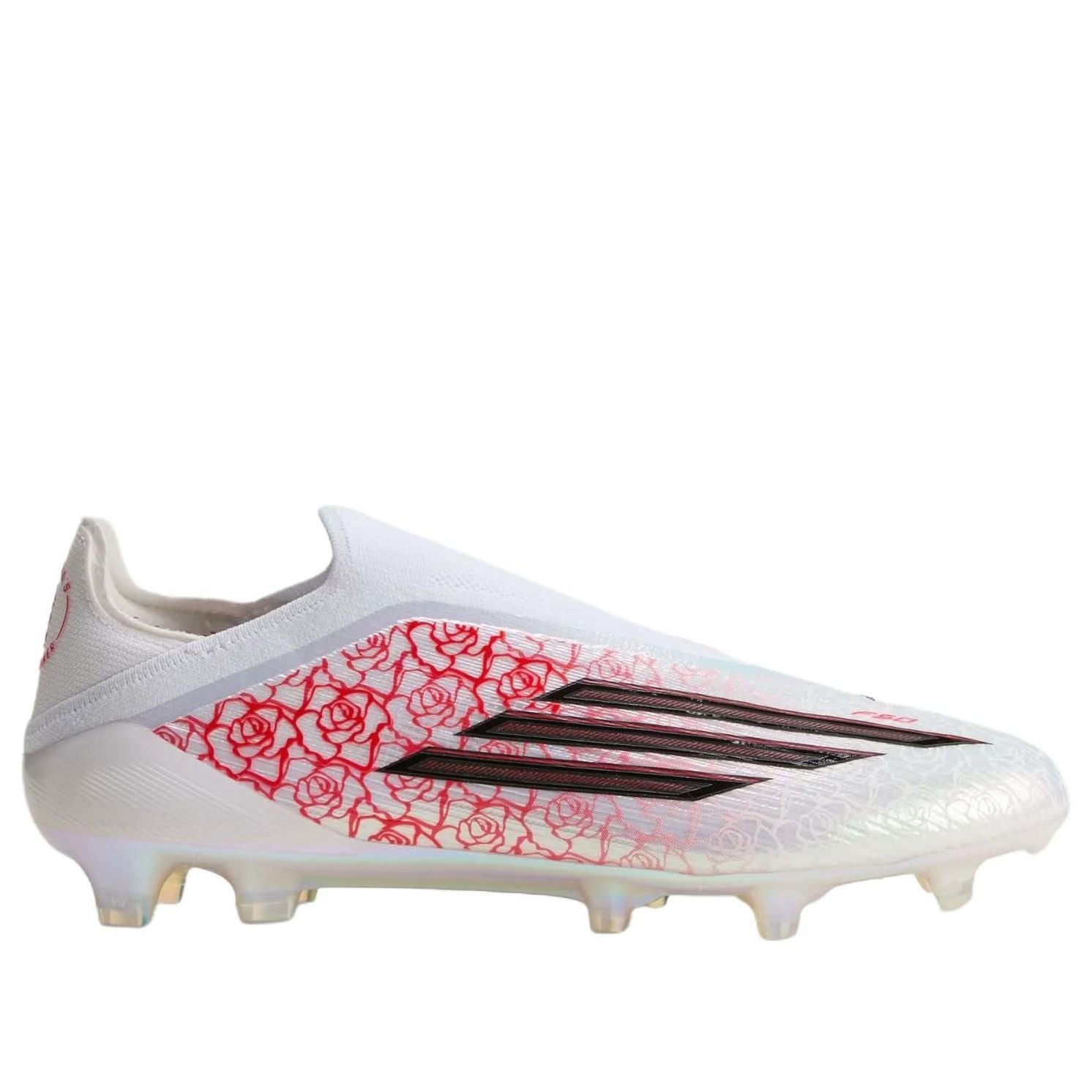 adidas F50 Elite Lamine Yamal Laceless FG 'White Lucid Red'  JR4441