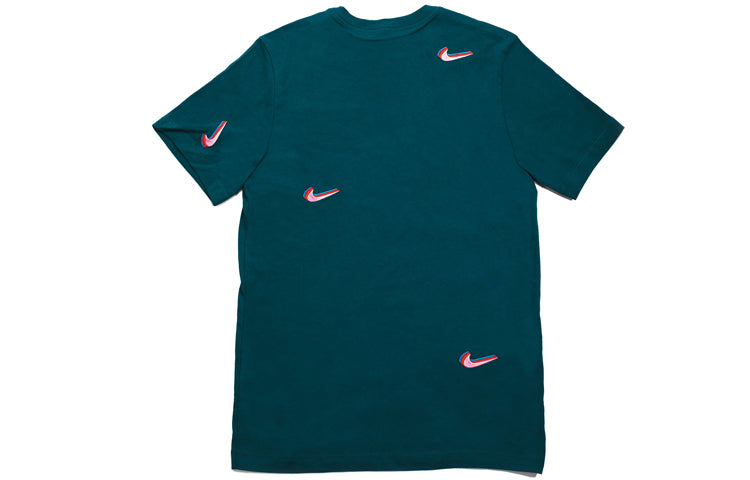Nike SB Skateboard x Parra Pocket T-Shirt Midnight Turq Tee Green BV7056-347