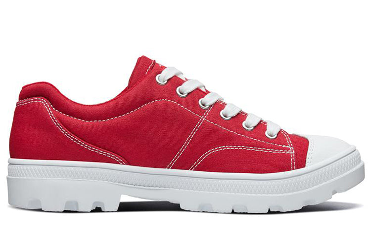 (WMNS) Skechers Roadies Low-Top Canvas Shoes 'Red' 74370-RED