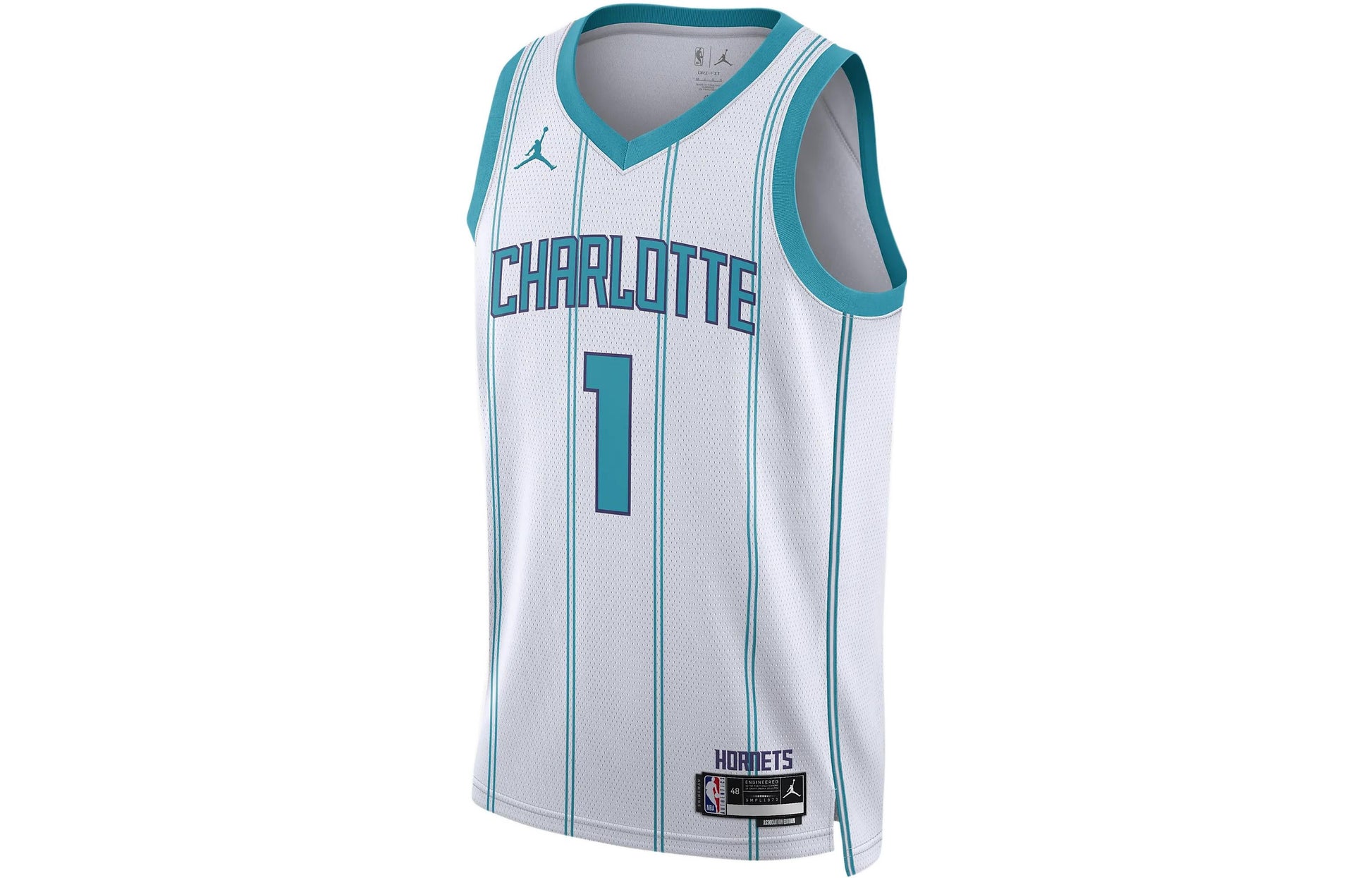Air Jordan Dri-FIT NBA Charlotte Hornets Lamelo Ball Association Edition 2022/23 Swingman Jersey DN2071-100