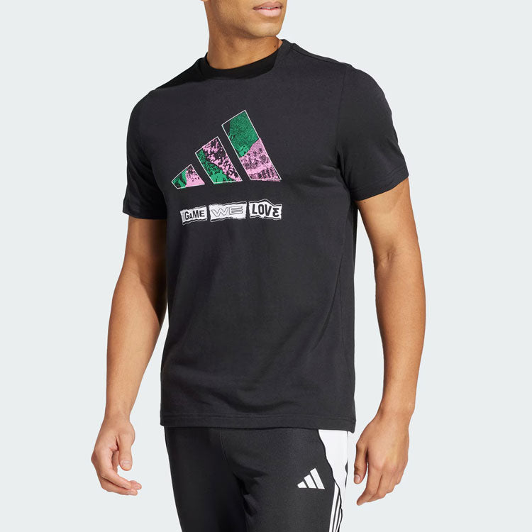 adidas Mantra Game Graphic T-shirt Asia Sizing 'Black' IS9326