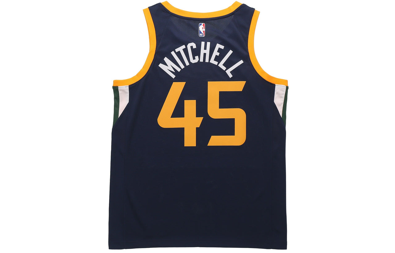 Nike 2020 Season Utah Jazz Mitchell Sw Shirt Men'S College 'Dark Blue Yellow' CW3683-426