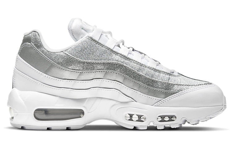 (WMNS) Nike Air Max 95 'White Metallic Silver' DH3857-100