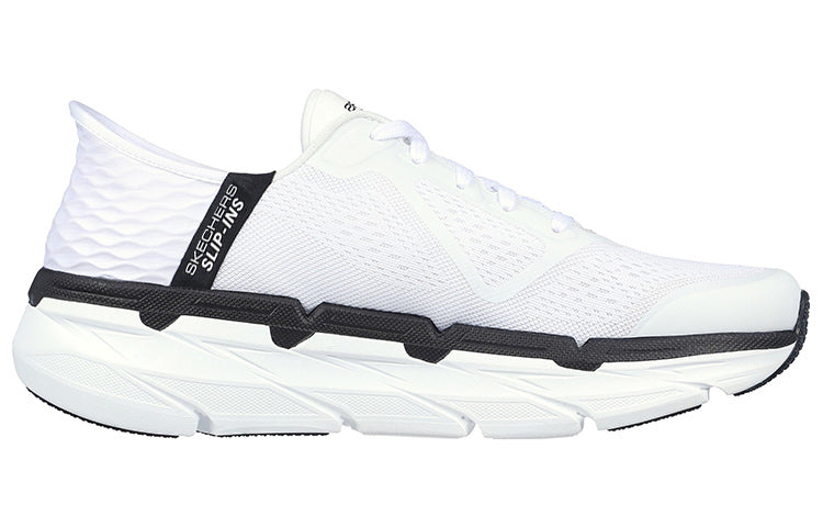 Skechers Max Cushioning Premier Slip-Ins 'White Black' 220313-WBK