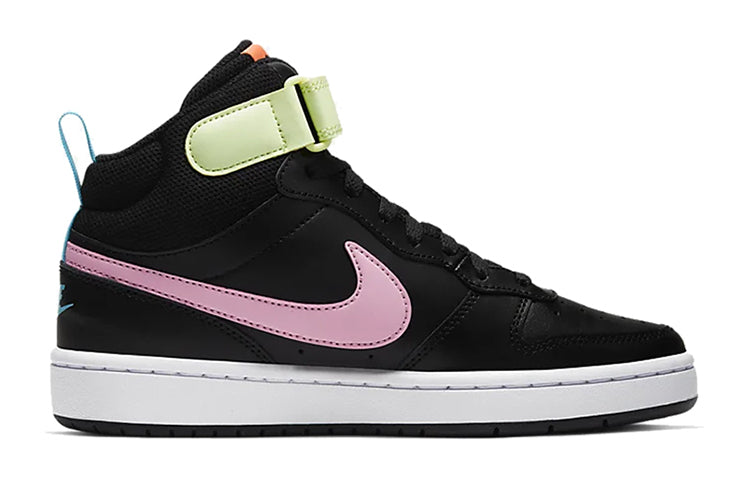 (GS) Nike Court Borough Mid 2 'Black Pink Blue Fury' CD7782-002