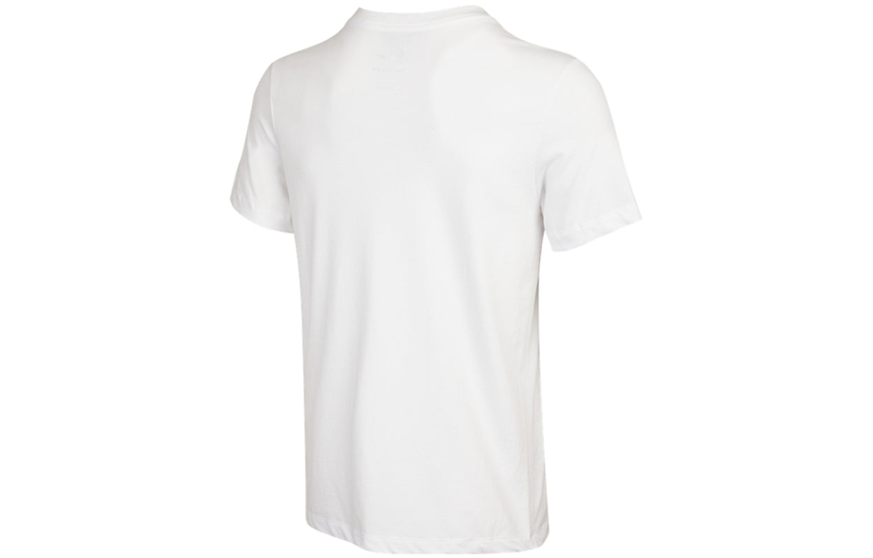 Men's Nike Mil Nk Df Es Jdn Stmt 2 T Pattern Printing Round Neck Sports Short Sleeve White T-Shirt DA6635-100