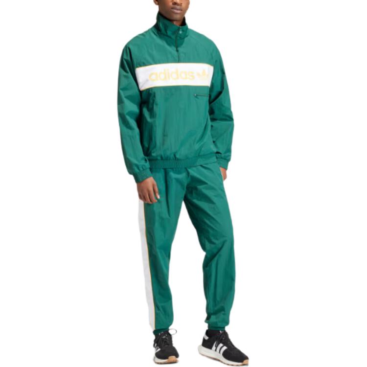 adidas Lifestyle NY Windbreaker Asia Sizing 'Green' IS3318