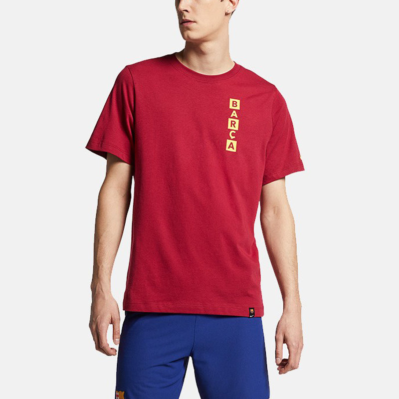 Nike FC Barcelona Element Alphabet T-Shirt 'Red' AQ7515-620