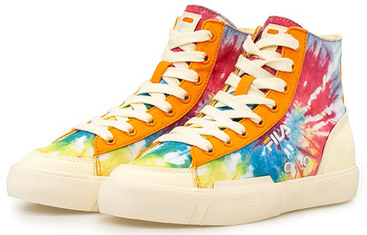 (WMNS) Fila Block High High-Canvas Shoes Colorful T12W034404FOT
