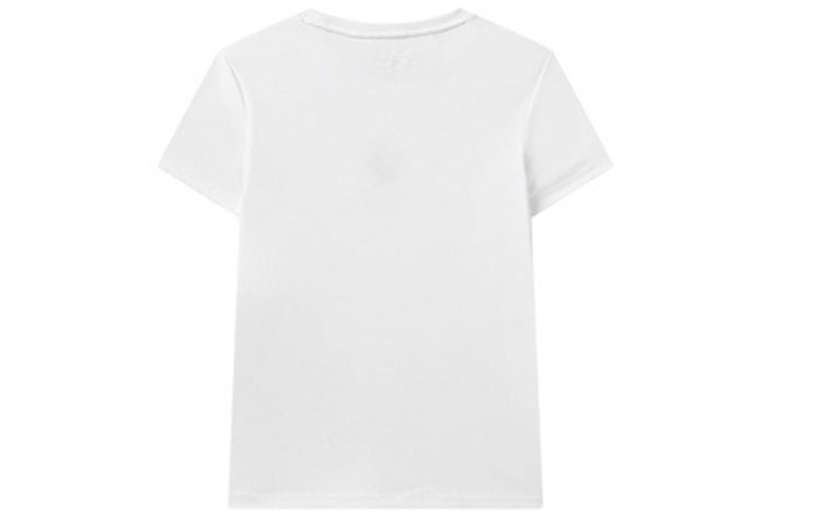 (WMNS) FILA Bear Pattern Round Neck Pullover Short Sleeve White F11W118152F-WT