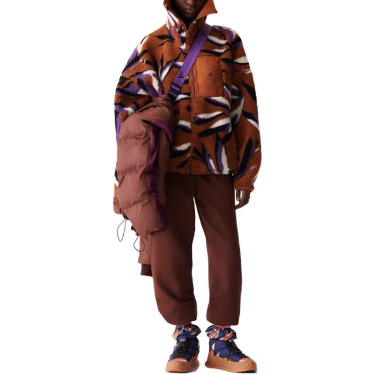 (WMNS) adidas By Stella McCartney Sweat Tracksuit Bottoms 'Burgundy' IJ0575