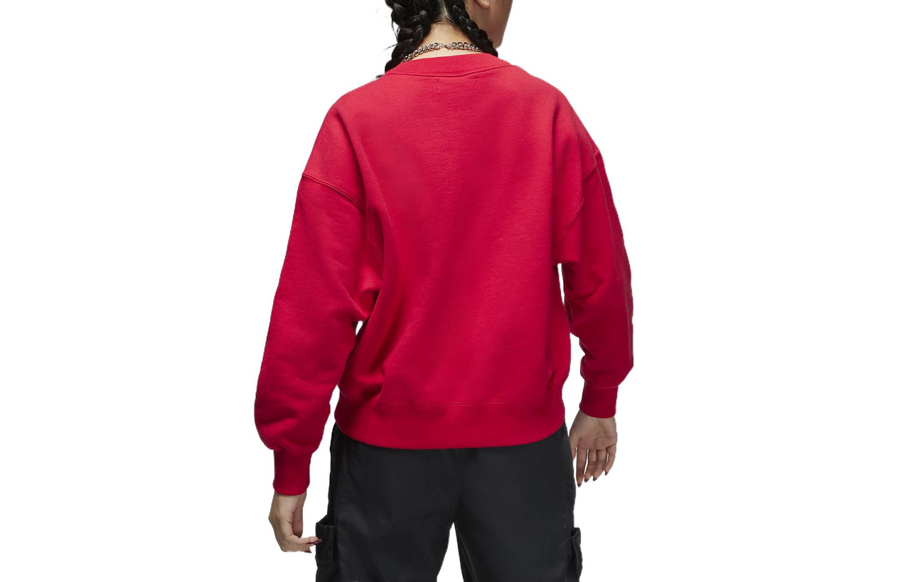 (WMNS) Air Jordan Crew Neck Street Style Long Sleeves 'Red' DQ4650-612