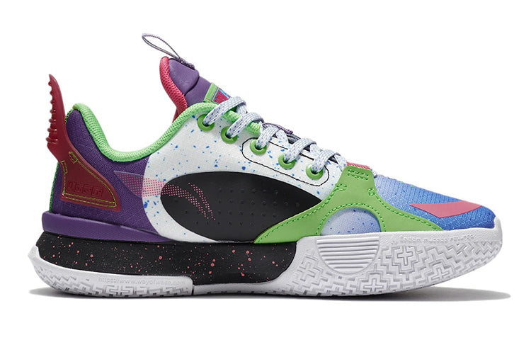 (GS) Li-Ning Wade All City 10 V1 'Green. Purple' YKBS012-5