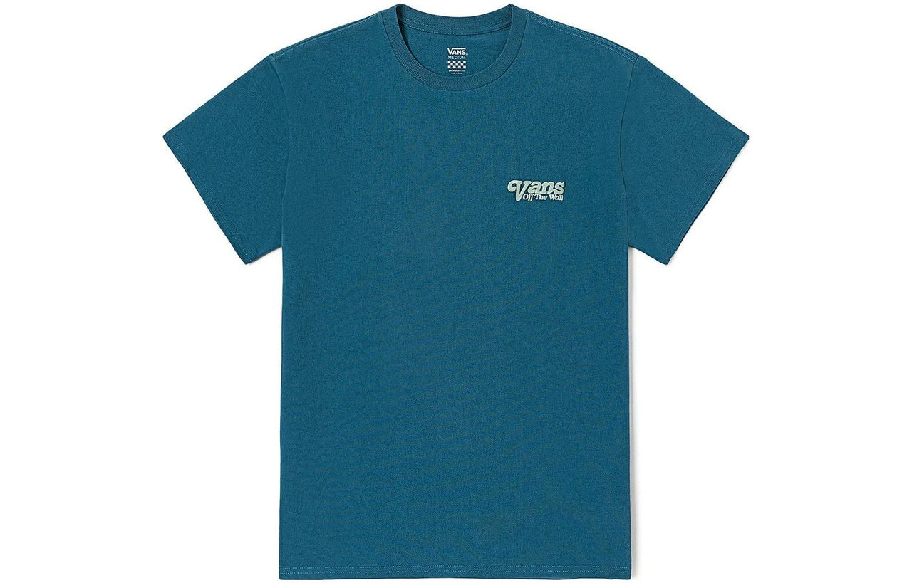 (WMNS) Vans kitten Off The Wall T-shirt 'Blue' VN0008ZJ993