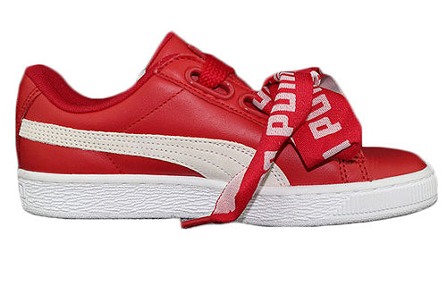 (WMNS) PUMA Basket Heart DE 'Red White' 364082-03