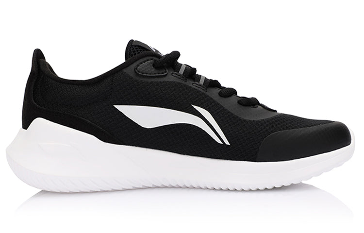 (WMNS) Li-Ning Running Shoes 'Black White' AGLS134-1