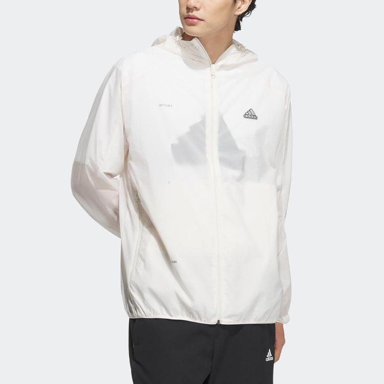 adidas Tech Lightweight Woven Jacket 'White' IA8136
