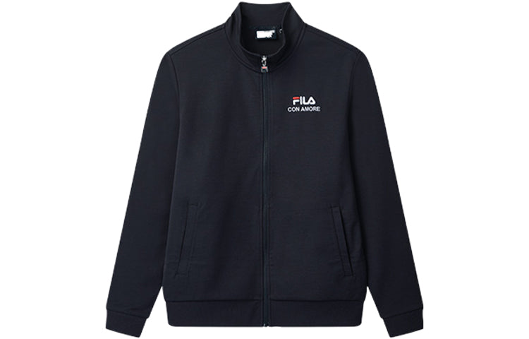 FILA Sports Knit Long Sleeves Jacket Blue F11M028504F-NV
