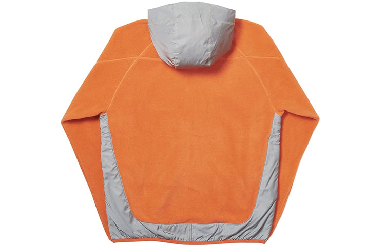 PALACE FW19 Polartec flecto Fleece Luminous Hooded Jacket Orange PAL-FW19-020