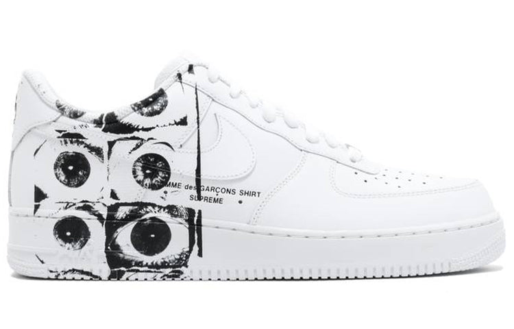 Nike x Supreme x COMME des GARCONS Air Force 1 Low 'Eyes' 923044-100