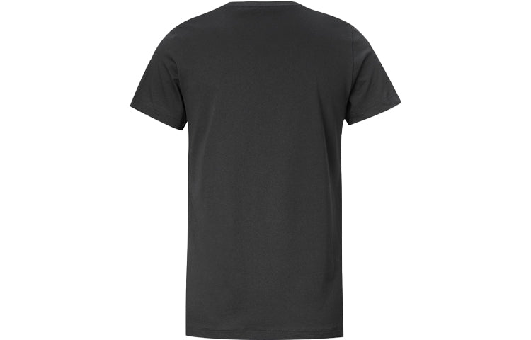 (WMNS) Converse Logo Casual Short Sleeve Black 10020804-001