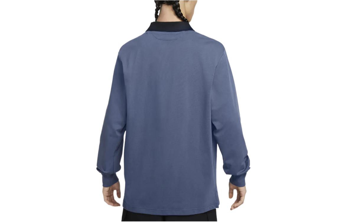 Nike Sportswear Trend Men's Rugby Tops 'Finn Blue Black' DX6754-491