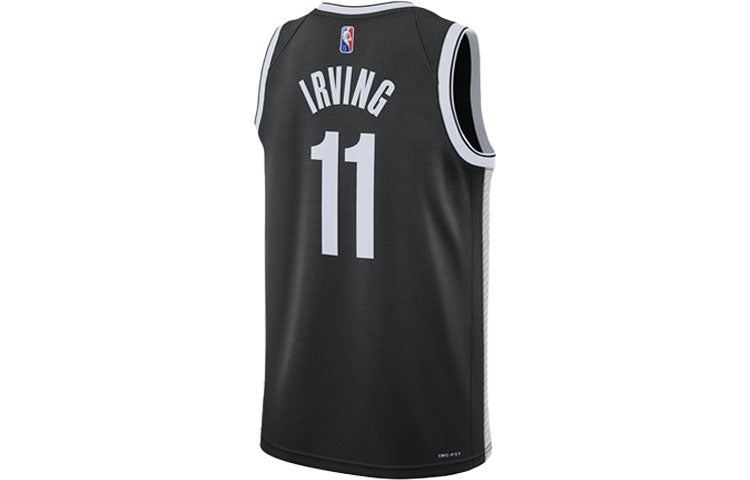 Men's Nike NBA Retro Basketball Jersey/Vest SW Fan Edition Brooklyn Nets Kyrie Irving No. 11 Black DB3563-018