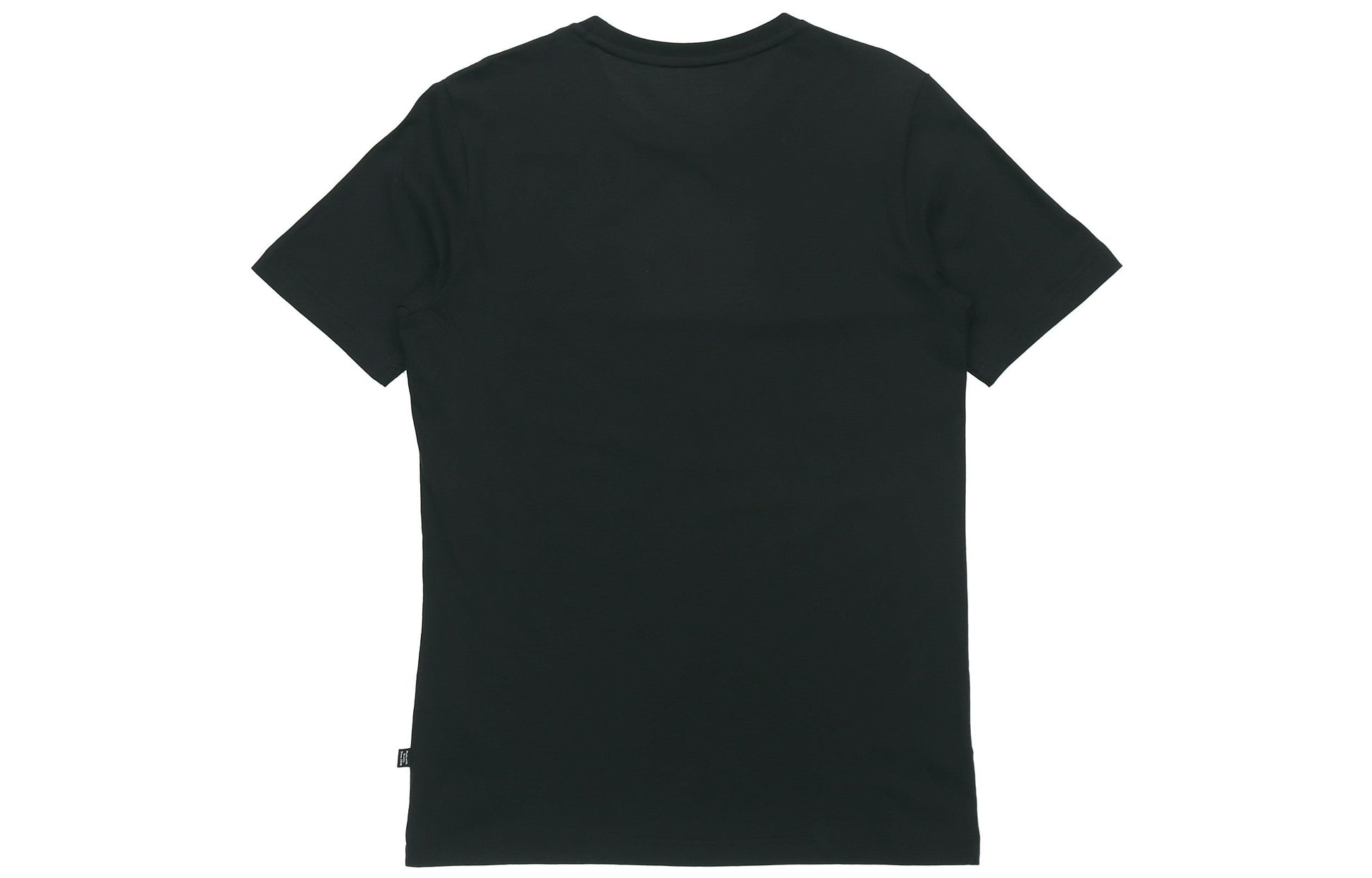 PUMA Big Logo Printed Short Sleeve TEE Black 586464-01