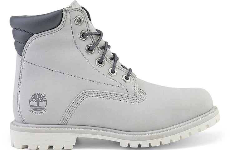 (WMNS) Timberland Waterville 6 Inch Wide Fit Waterproof Boots 'Light Grey' A2M1U