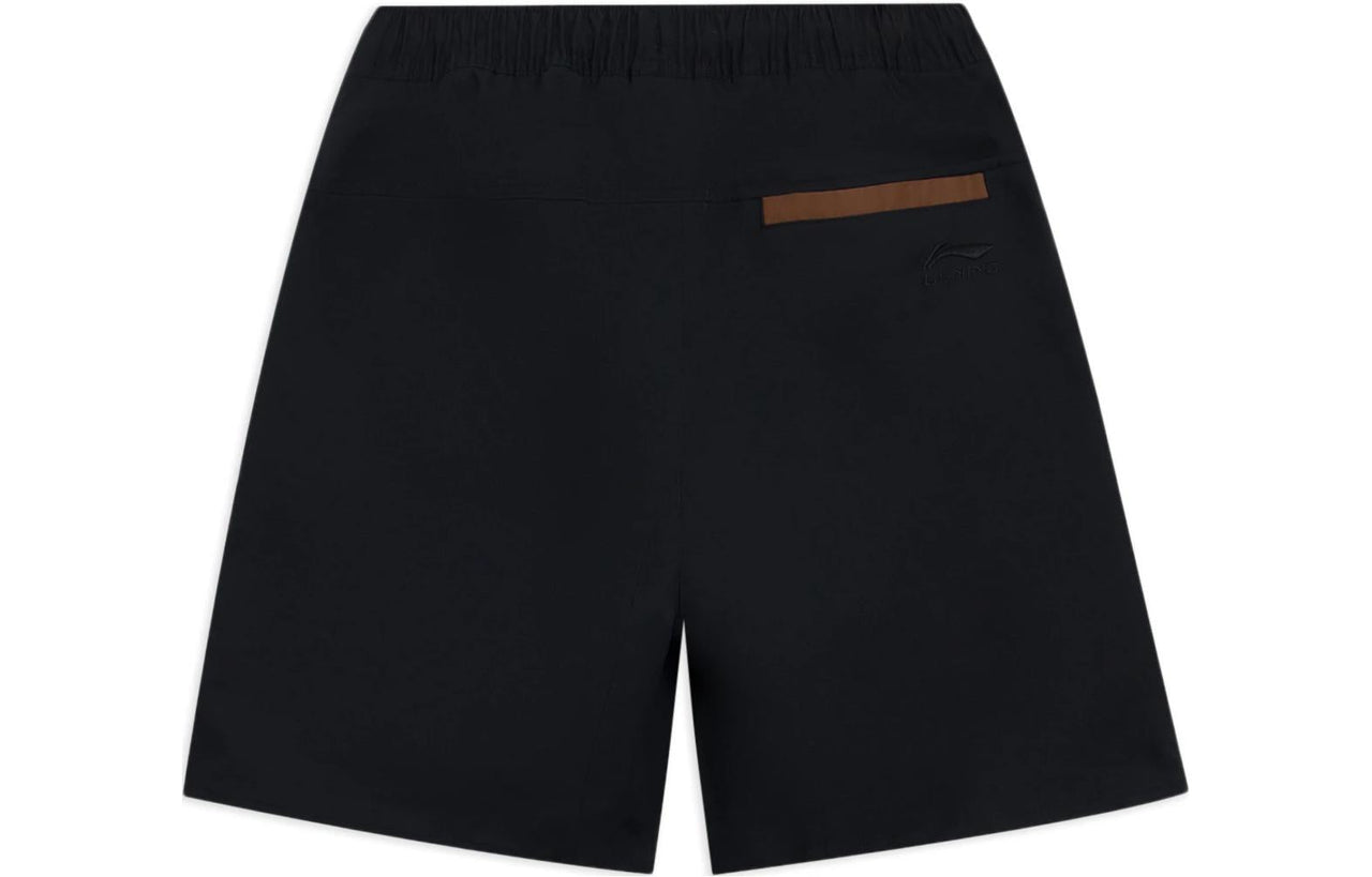 Li-Ning Love Nature Label Logo Shorts 'Black' AKSS047-2