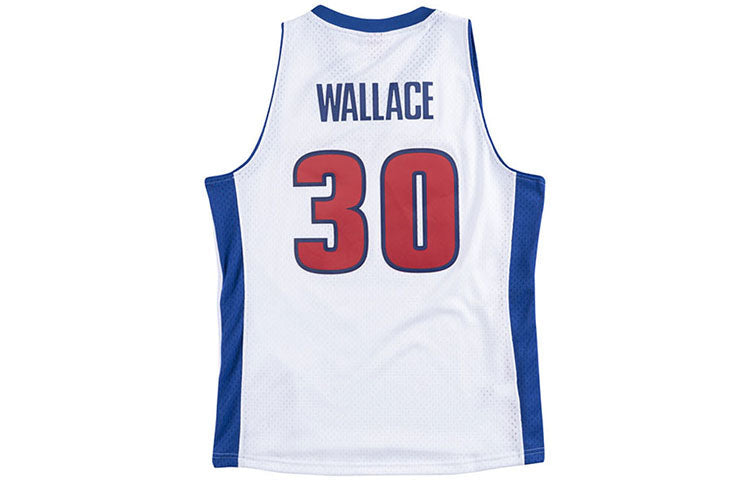 Mitchell & Ness NBA Swingman Rasheed Wallace Detroit Pistons Home 2003-04 Jersey 'White' SMJYGS18166-DPIWHIT03RWA