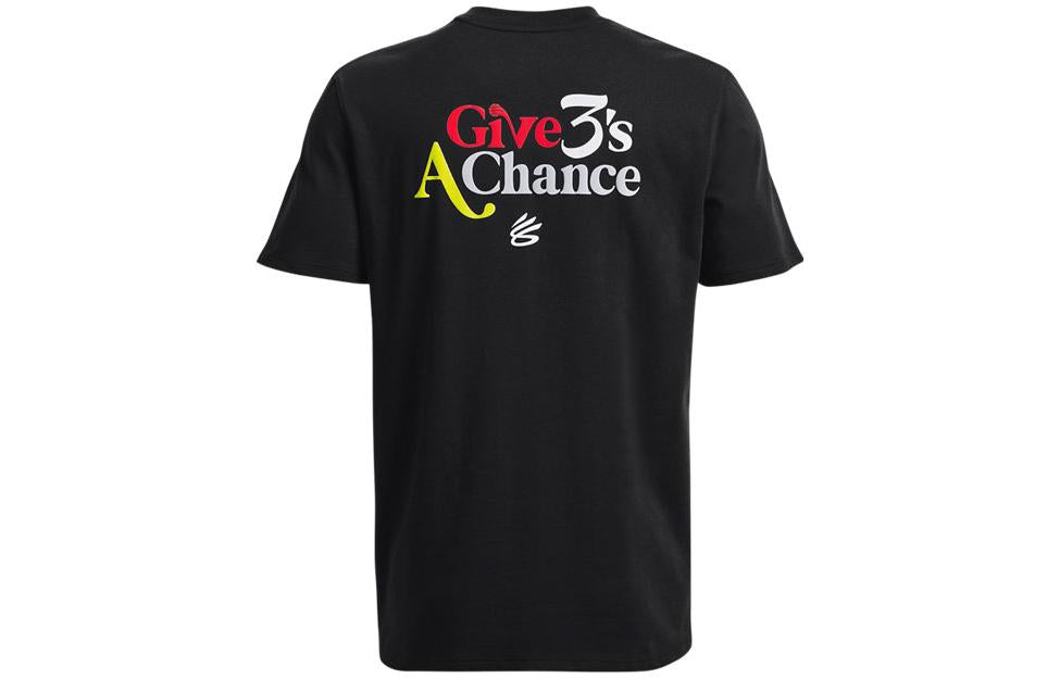 Under Armour Curry 3'S Hvyweight T-shirt 'Black Multi' 1376275-001