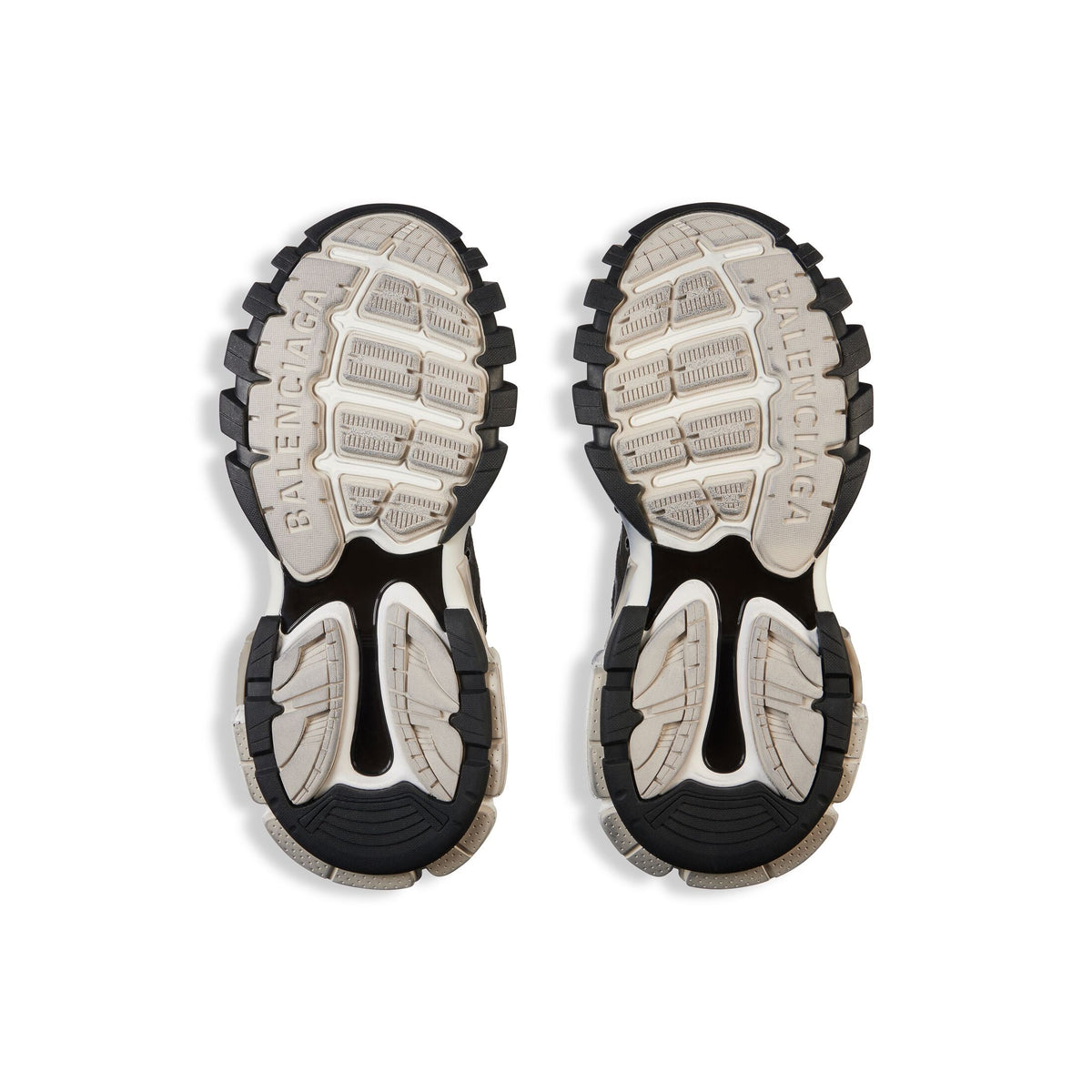 Balenciaga Track 1.0 Sneakers 'Grey Black and White Mesh and Suede Like Fabric' 542023W3SU59791