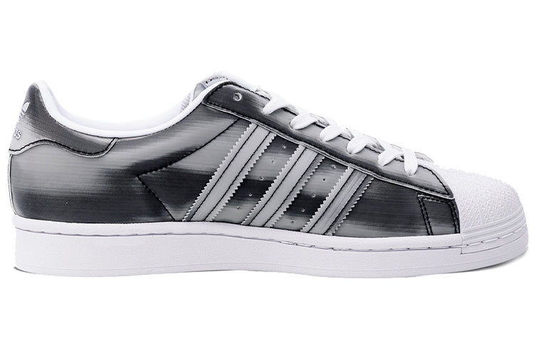 adidas originals Superstar Fashion Casual Skate Shoes Unisex Gray Silver FX7780