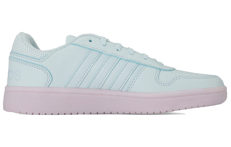 (WMNS) adidas Hoops 2.0 'White Light Blue' FW9358