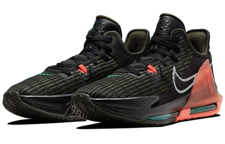 Nike LeBron Witness 6 'Black Sequoia Crimson Pulse' CZ4052-001