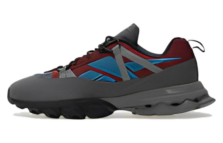Reebok DMX Trail Shadow 'Cloud Grey Burgundy Steel Blue' IE2154